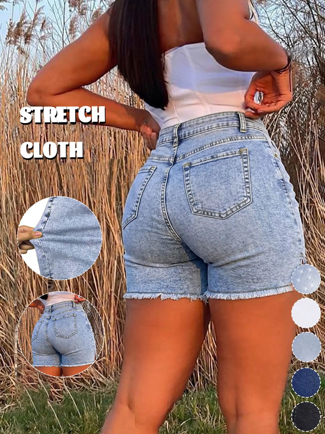 Sexy High-Waisted Denim Shorts for Women – Casual Summer Must-Have Jeans Shorts