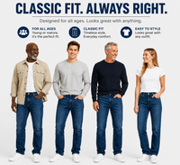 4-PACK ONLY $19-Light Blue+Medium Blue+Dark Blue+Washed Blue