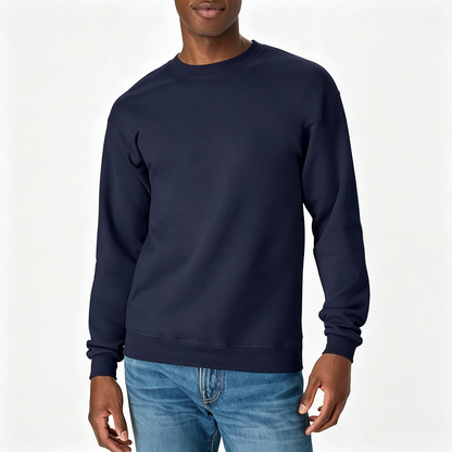 Men's Sweatshirt, EcoSmart Fleece Crewneck Sweatshirt, Big & Tall Available, 1 or 8-Pack