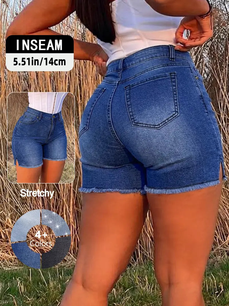 Sexy High-Waisted Denim Shorts for Women – Casual Summer Must-Have Jeans Shorts