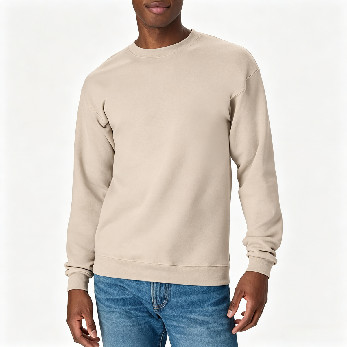 Men's Sweatshirt, EcoSmart Fleece Crewneck Sweatshirt, Big & Tall Available, 1 or 8-Pack