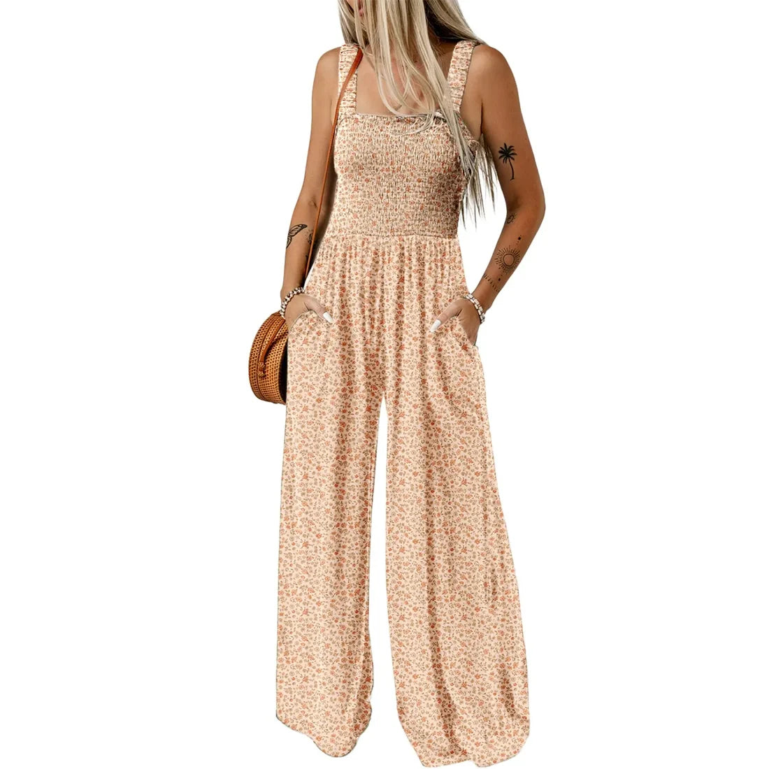 Women's Casual Loose Overalls Jumpsuits