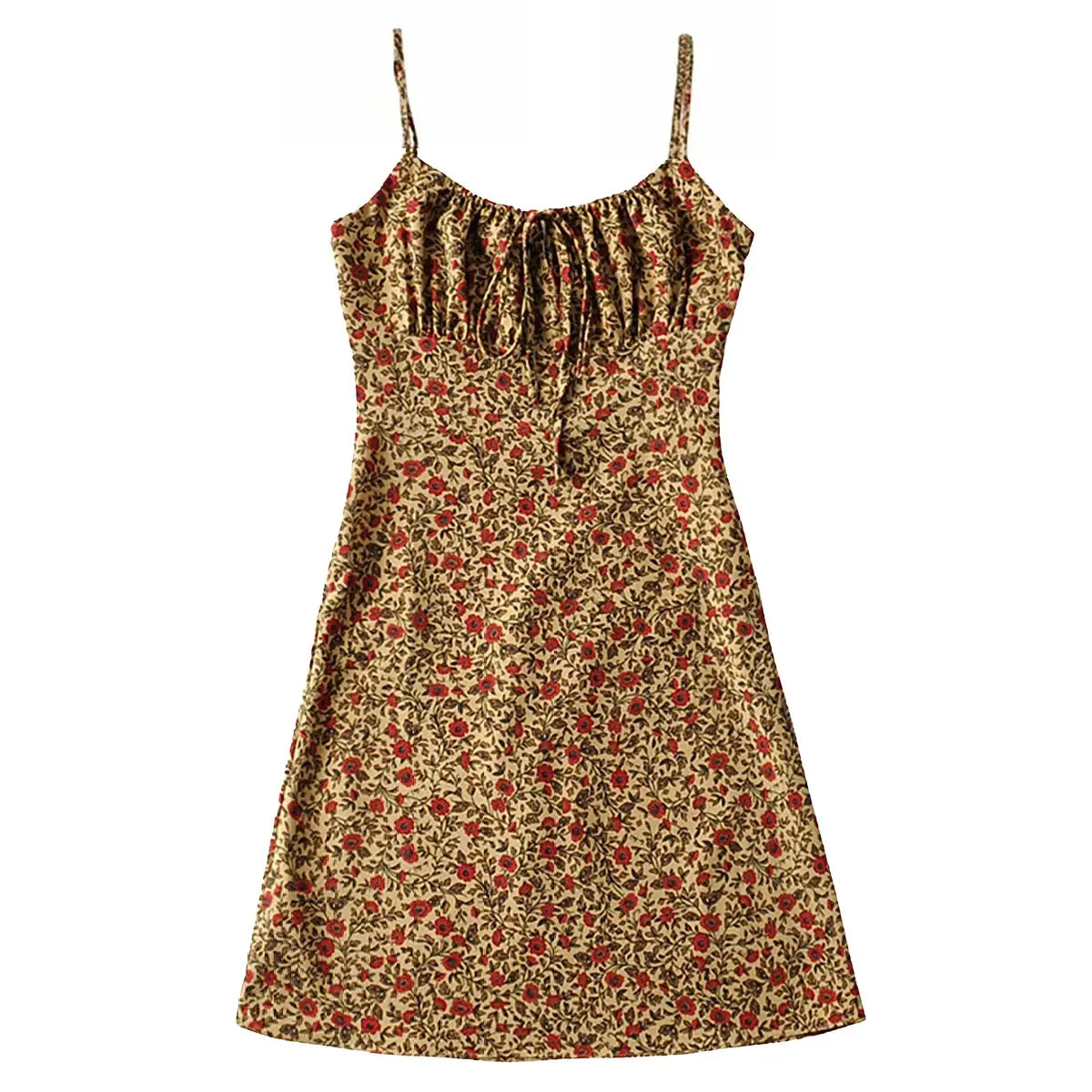 Elegant Floral Print Slip Dress for Women