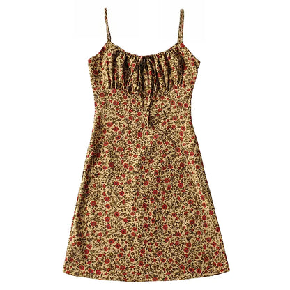Elegant Floral Print Slip Dress for Women