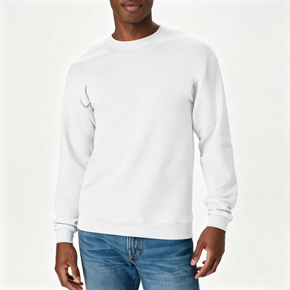 Men's Sweatshirt, EcoSmart Fleece Crewneck Sweatshirt, Big & Tall Available, 1 or 8-Pack