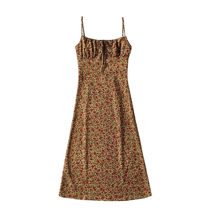 Elegant Floral Print Slip Dress for Women