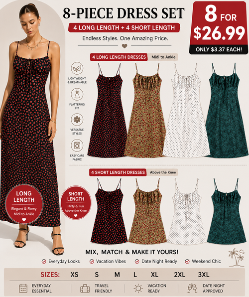 Elegant Floral Print Slip Dress for Women
