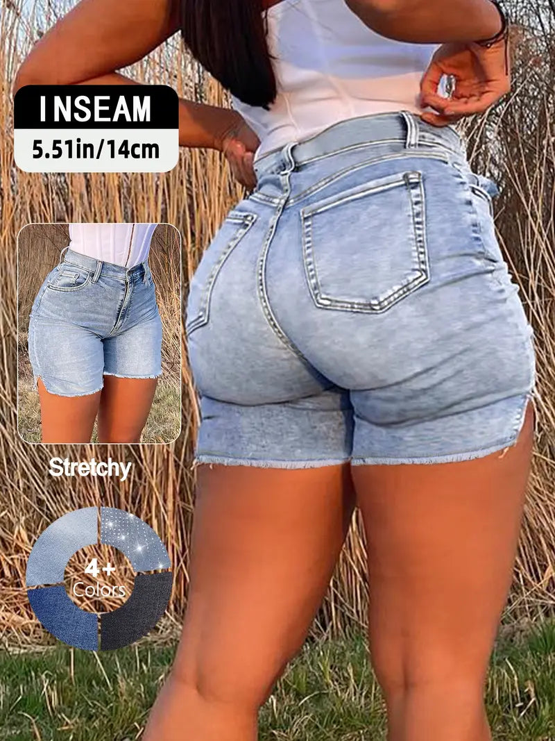 Sexy High-Waisted Denim Shorts for Women – Casual Summer Must-Have Jeans Shorts