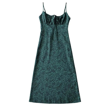 Elegant Floral Print Slip Dress for Women