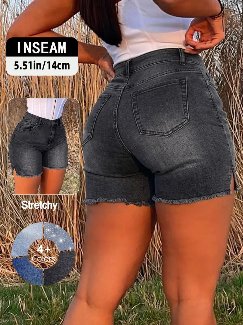 Sexy High-Waisted Denim Shorts for Women – Casual Summer Must-Have Jeans Shorts