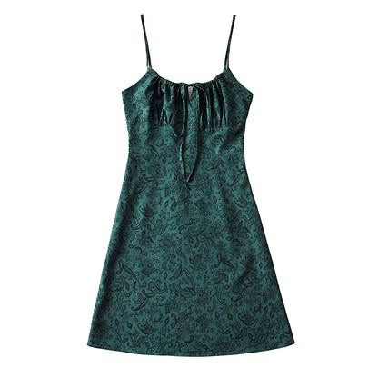 Elegant Floral Print Slip Dress for Women