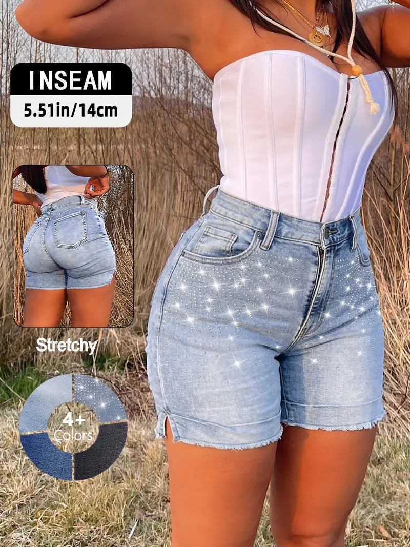 Sexy High-Waisted Denim Shorts for Women – Casual Summer Must-Have Jeans Shorts