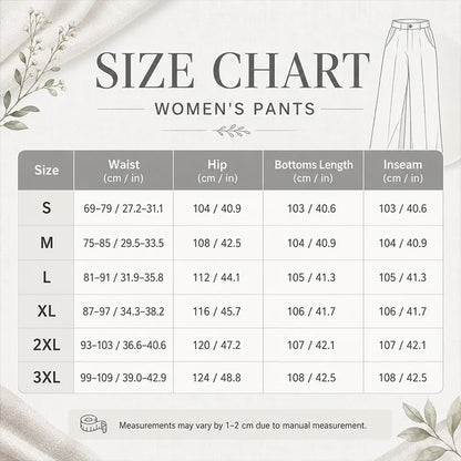 Women's Casual Multi-Pocket Elastic Waistband Cargo Pants